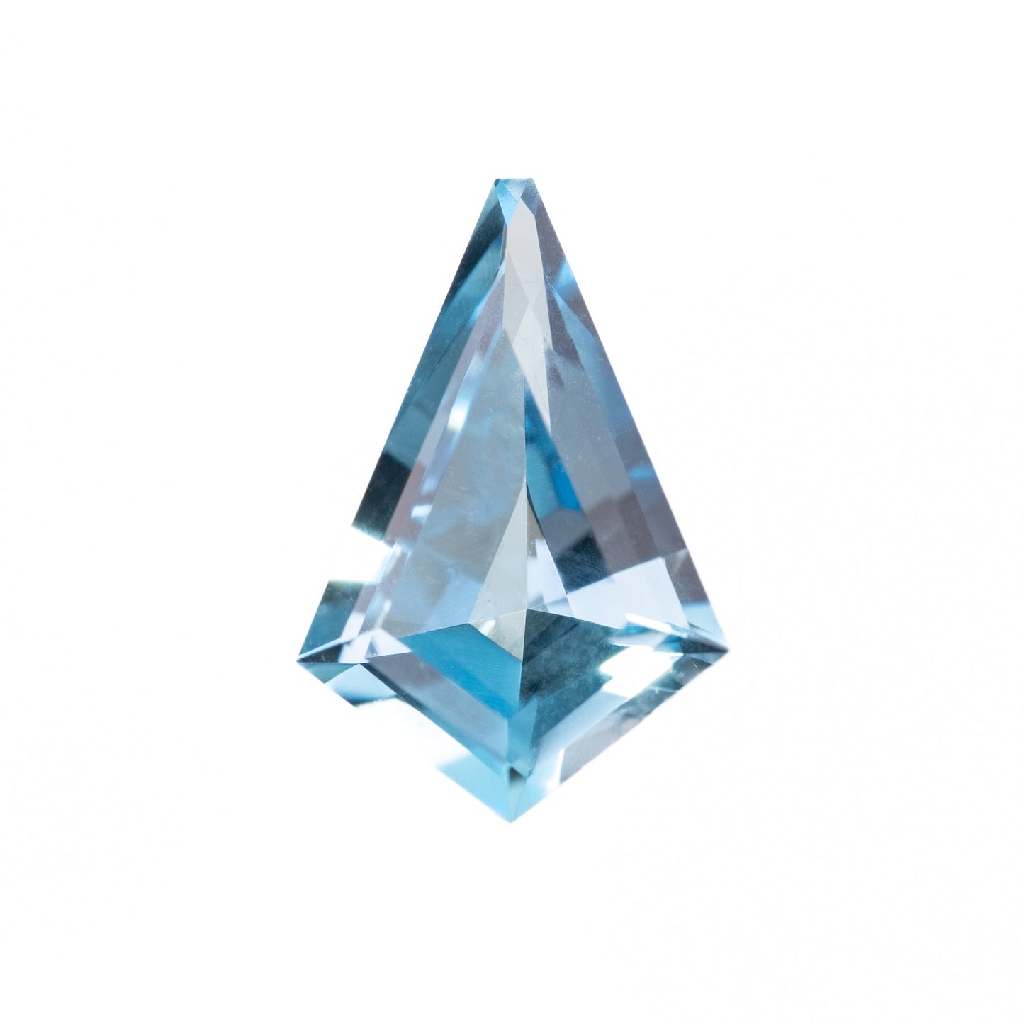 1.01 Carat Light Blue Step Cut Kite Aquamarine
