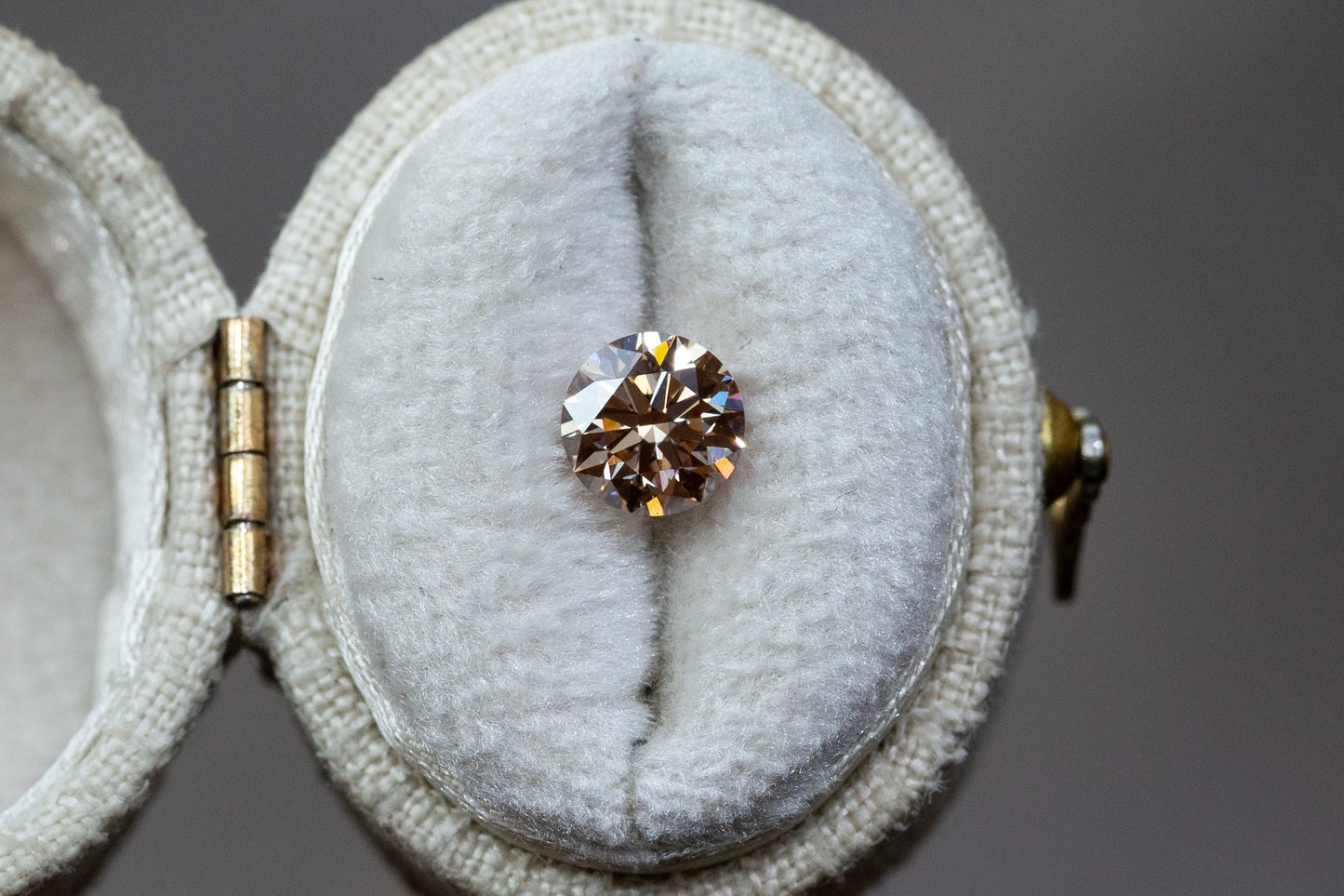 1.01ct Fancy Brown Round Lab Diamond, VVS2