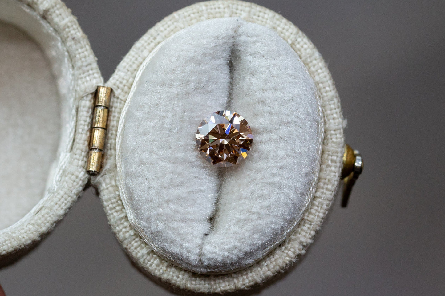 1.01ct Fancy Brown Round Lab Diamond, VVS2