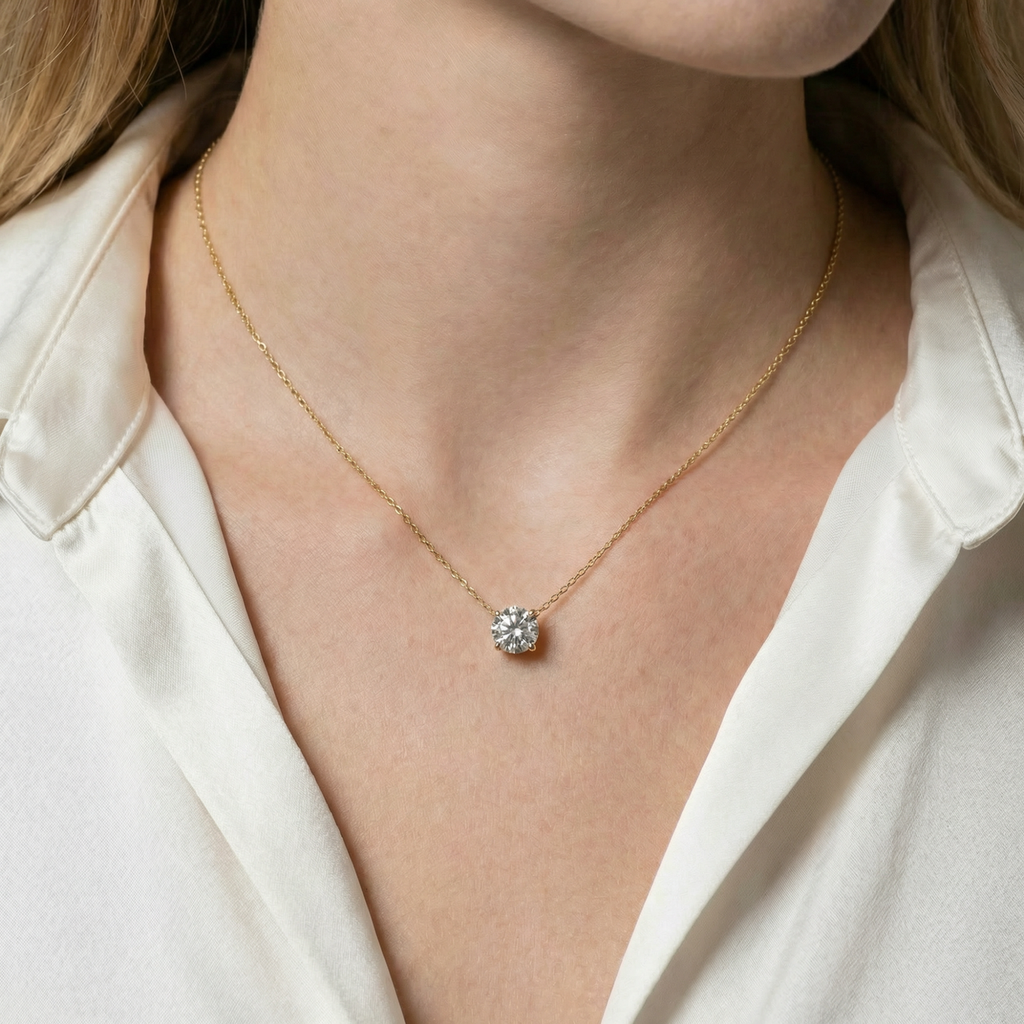 The Sol Necklace | 1 CT | Lab-Grown Diamond