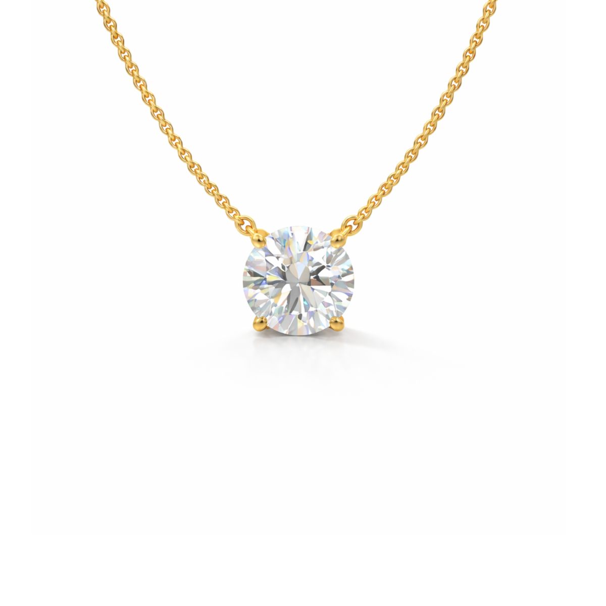 The Sol Necklace | 1 CT | Lab-Grown Diamond