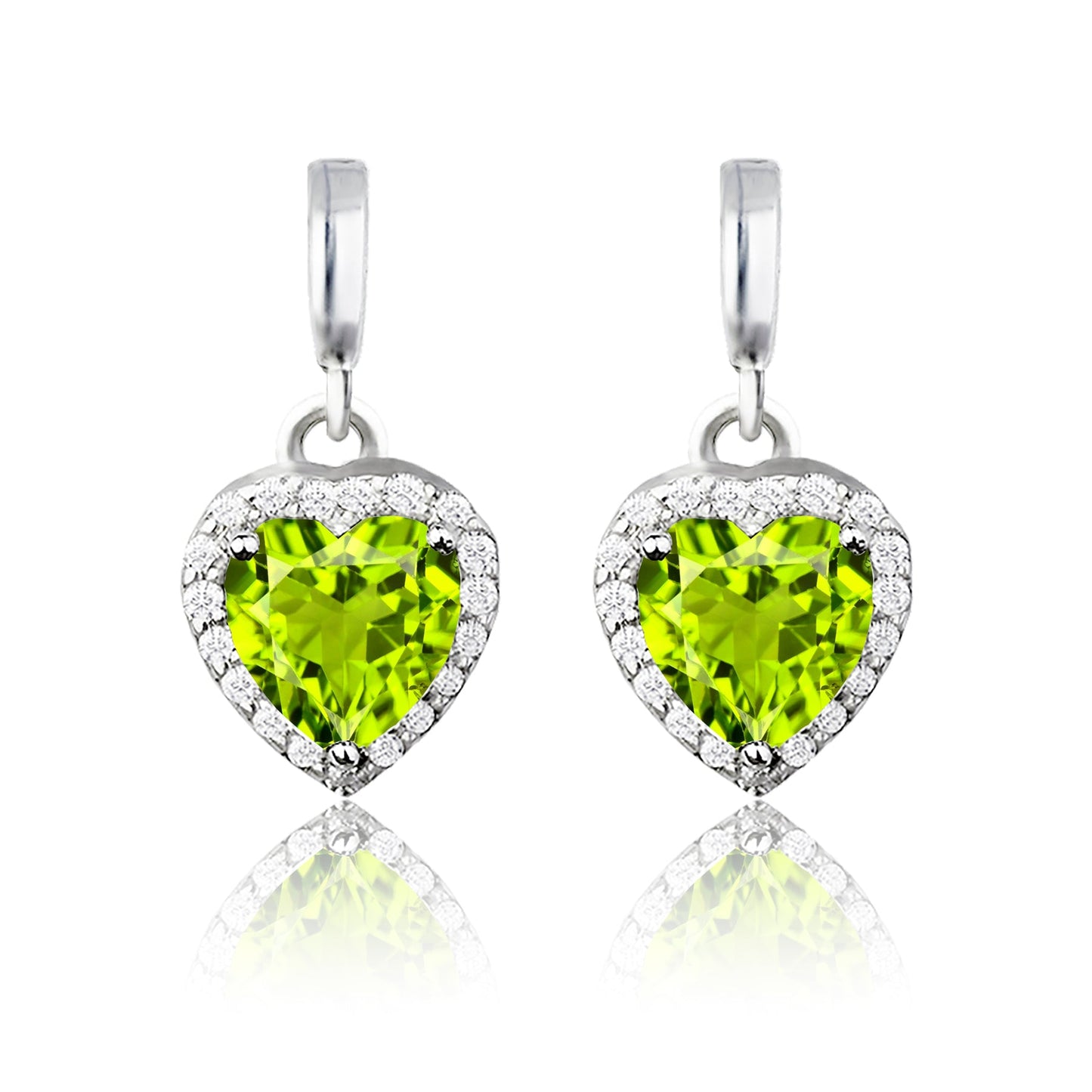 Forever Heart 1.25 Carat Birthstone Earrings