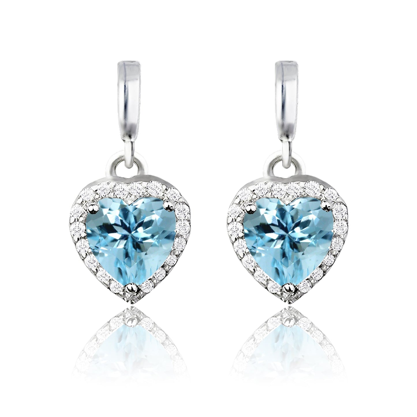 Forever Heart 1.25 Carat Birthstone Earrings