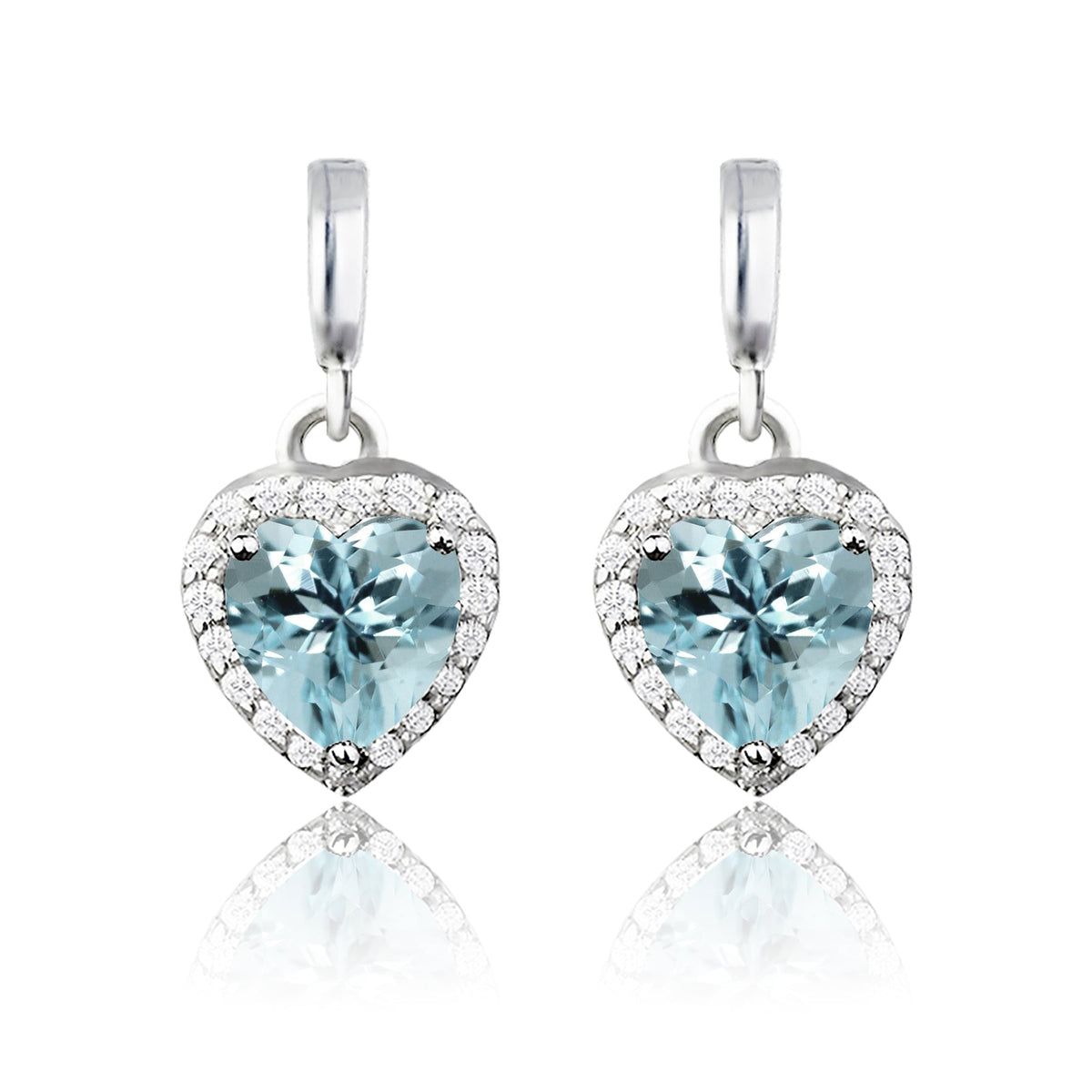 Forever Heart 1.25 Carat Birthstone Earrings