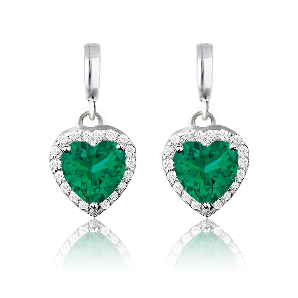 Forever Heart 1.25 Carat Birthstone Earrings