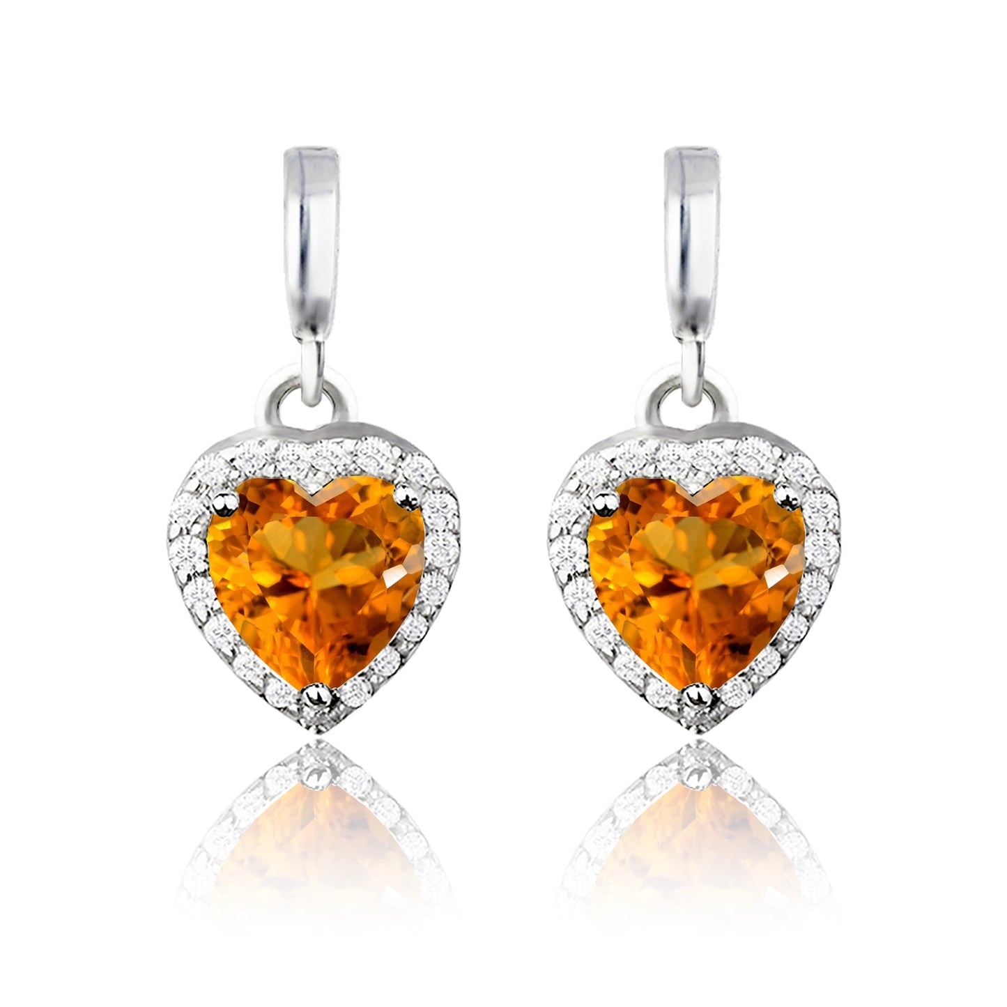 Forever Heart 1.25 Carat Birthstone Earrings