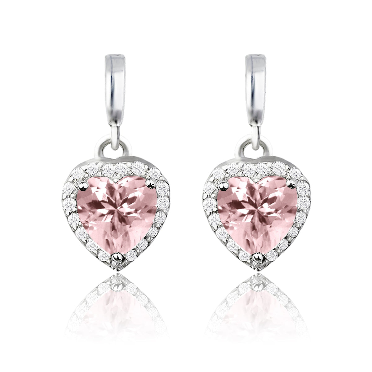 Forever Heart 1.25 Carat Birthstone Earrings