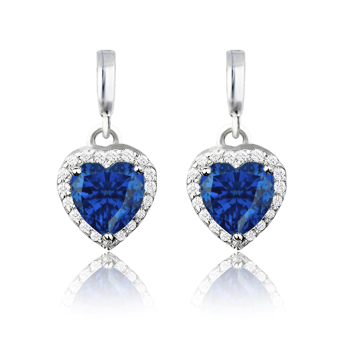 Forever Heart 1.25 Carat Birthstone Earrings