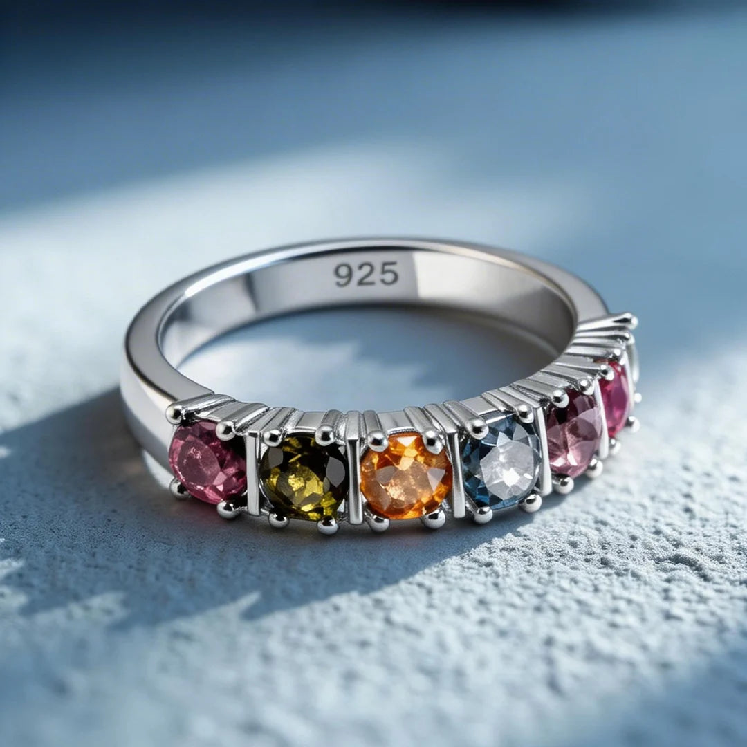Seren’s Trace | Tourmaline Stacking Ring