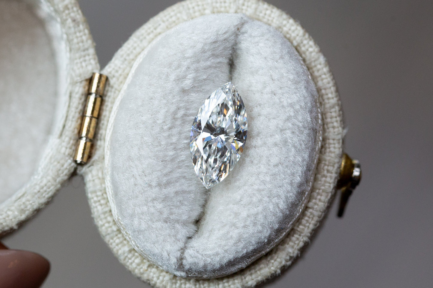 1.56ct Marquise Lab Diamond, E VVS2