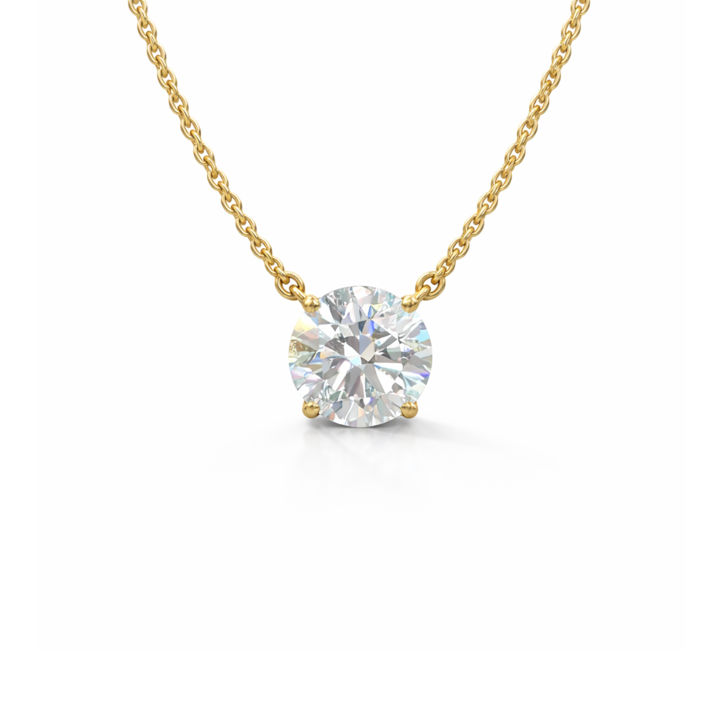 The Certified Sol Necklace | 1.50 CT | Lab-Grown Diamond