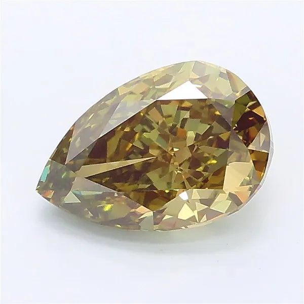 1.67ct Pear Lab Grown Diamond (Colour Fancy Intense Green, Clarity VS1, IGI Certified)