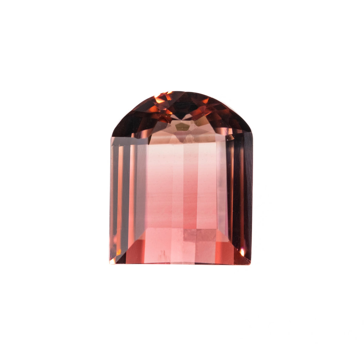 1.72 Carat Bi-Color Double Cut Archway Tourmaline