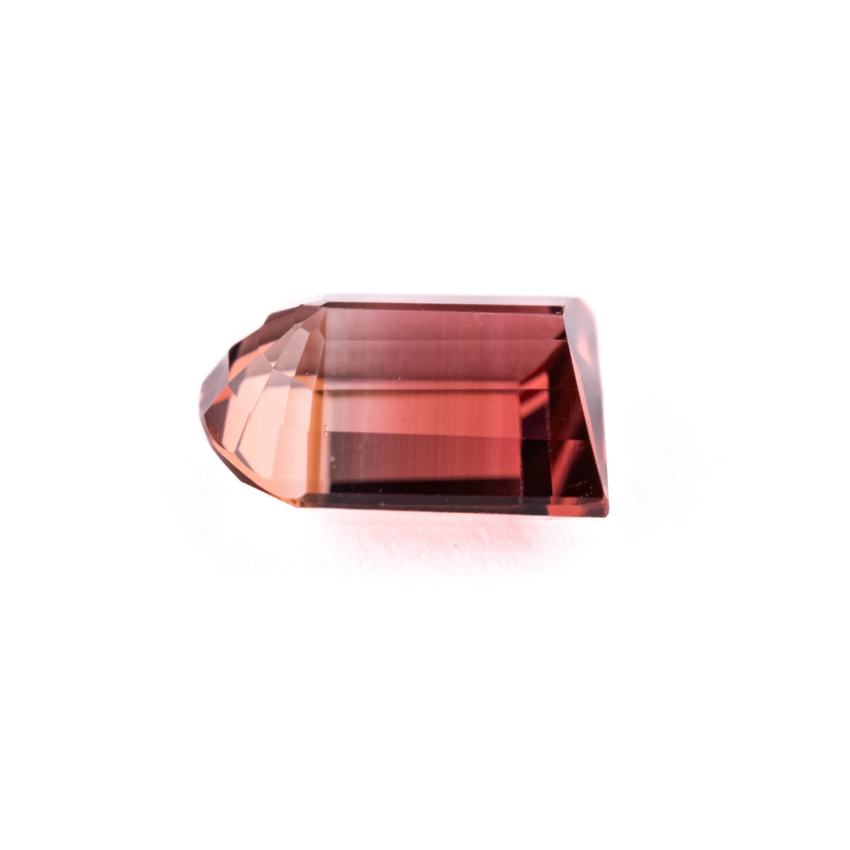 1.72 Carat Bi-Color Double Cut Archway Tourmaline