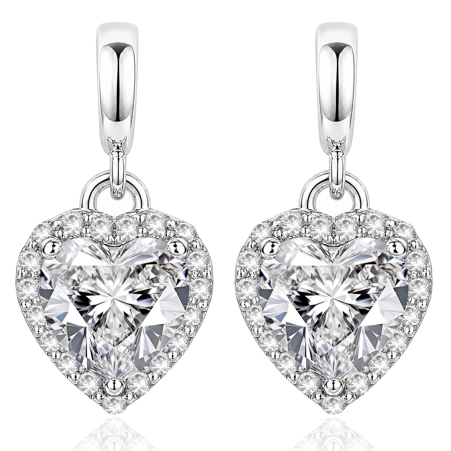 Forever Heart 1.25 Carat Birthstone Earrings
