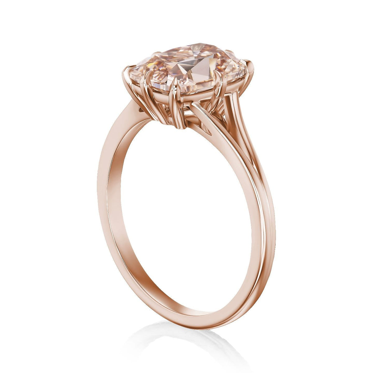 ・Ophelia・Old Mine Cut Cushion Champagne Diamond