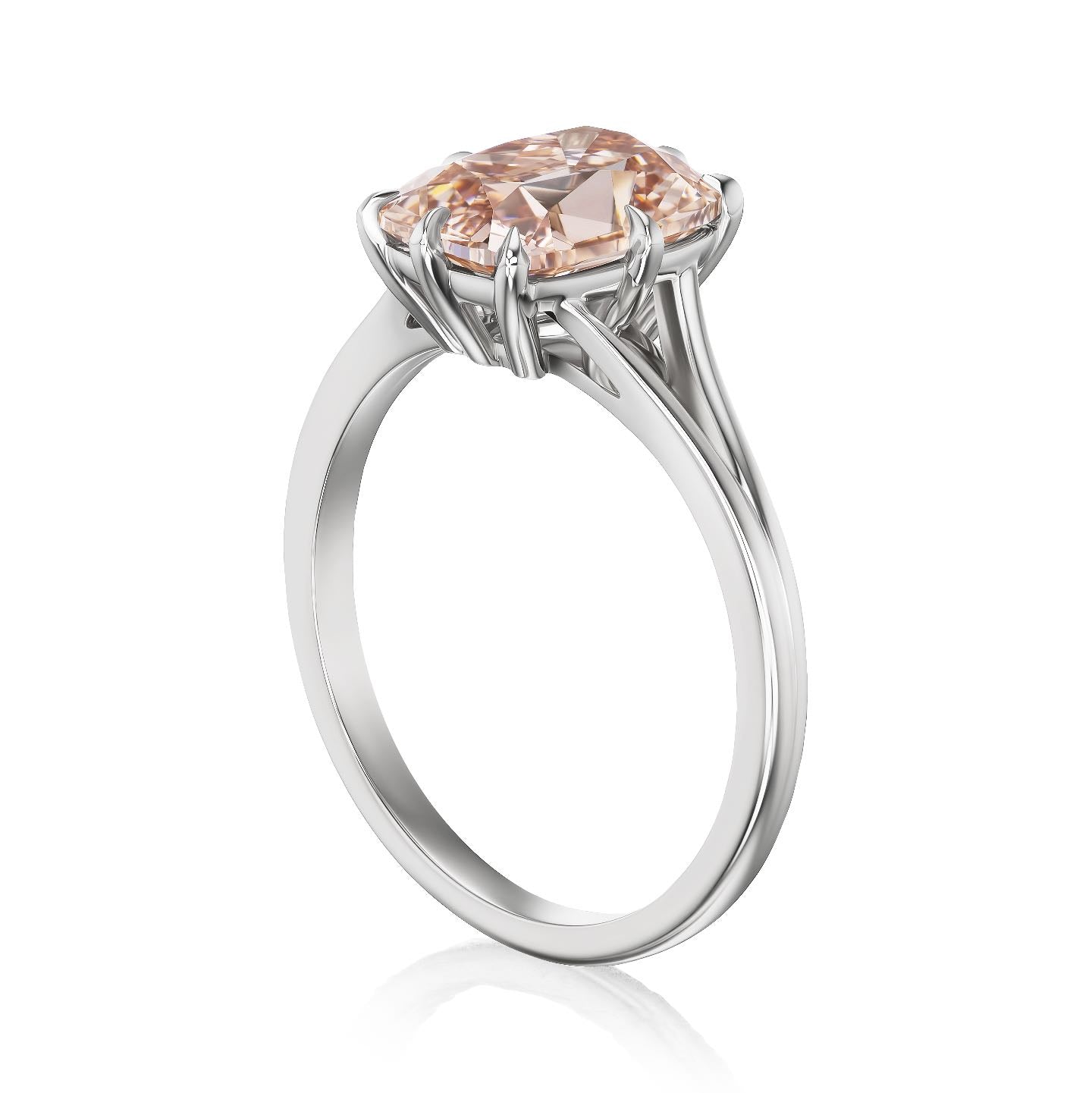 ・Ophelia・Old Mine Cut Cushion Champagne Diamond