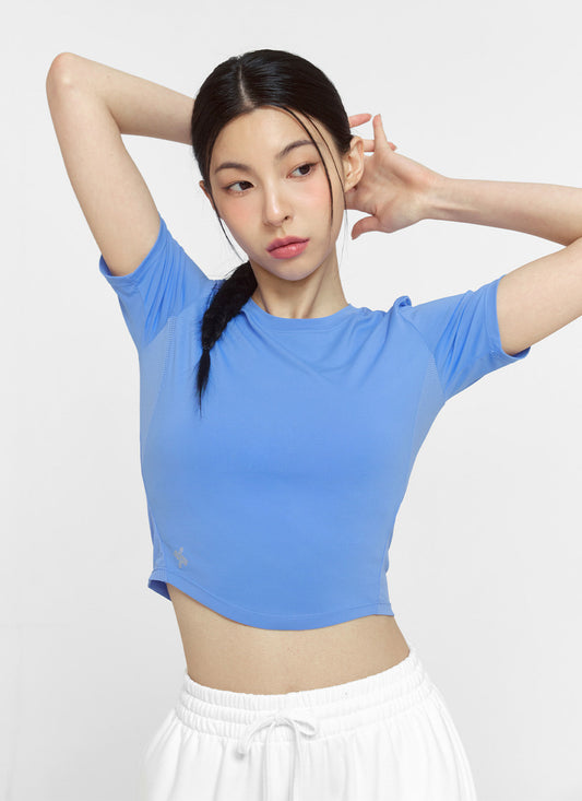 [1+1] Ice Scent Crop Short Sleeve