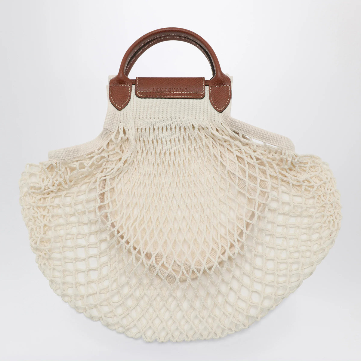 Longchamp - Ecru La Pliage Filet small