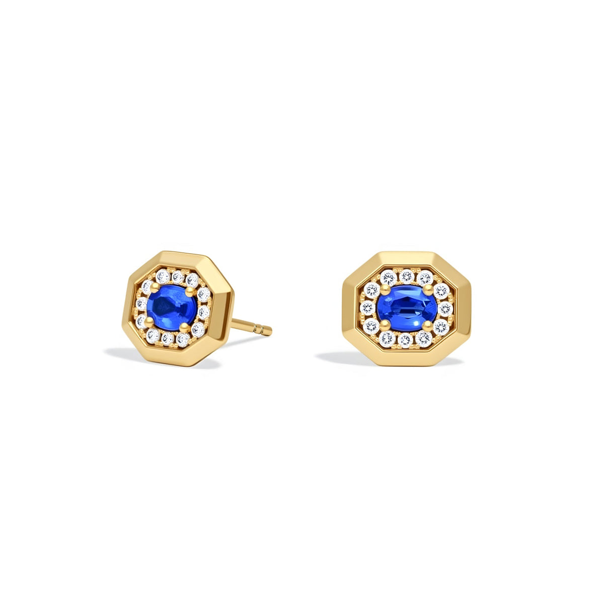 Blue Sapphire Earrings