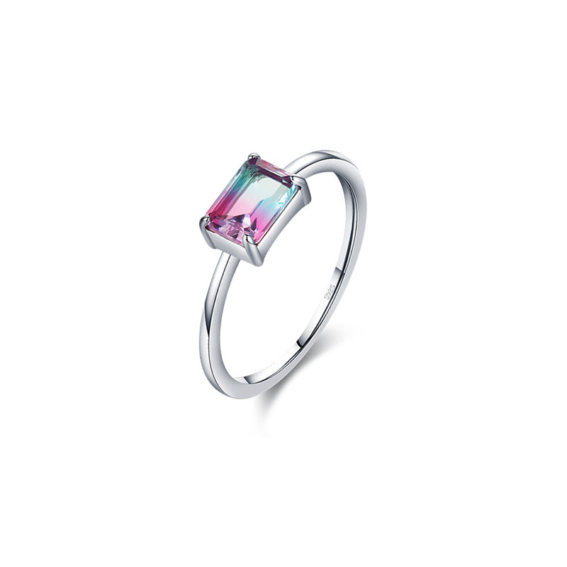 Watermelon Tourmaline Ring