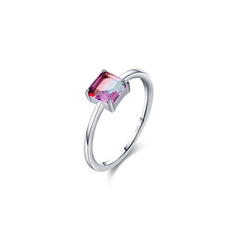 Watermelon Tourmaline Ring