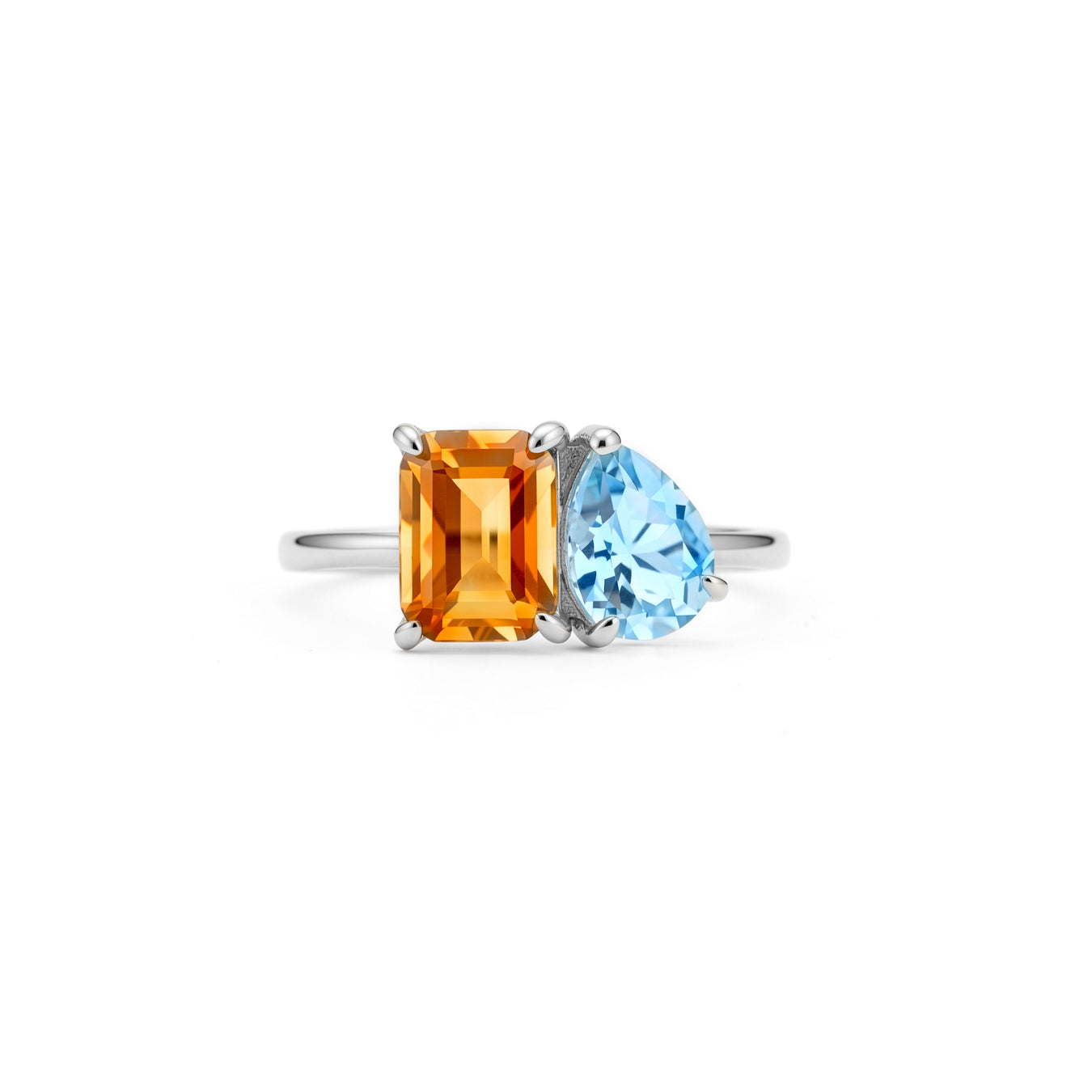 Toi et Moi Birthstone Ring
