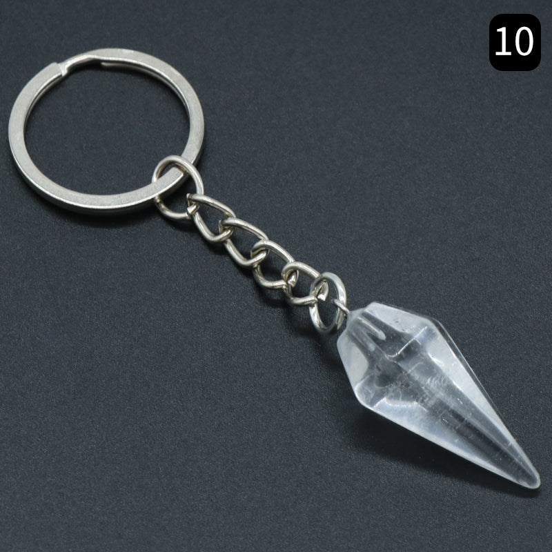 Gemstone Crystal Keychain Set - Natural Healing Stone - Crystal Gift Accessories - New!