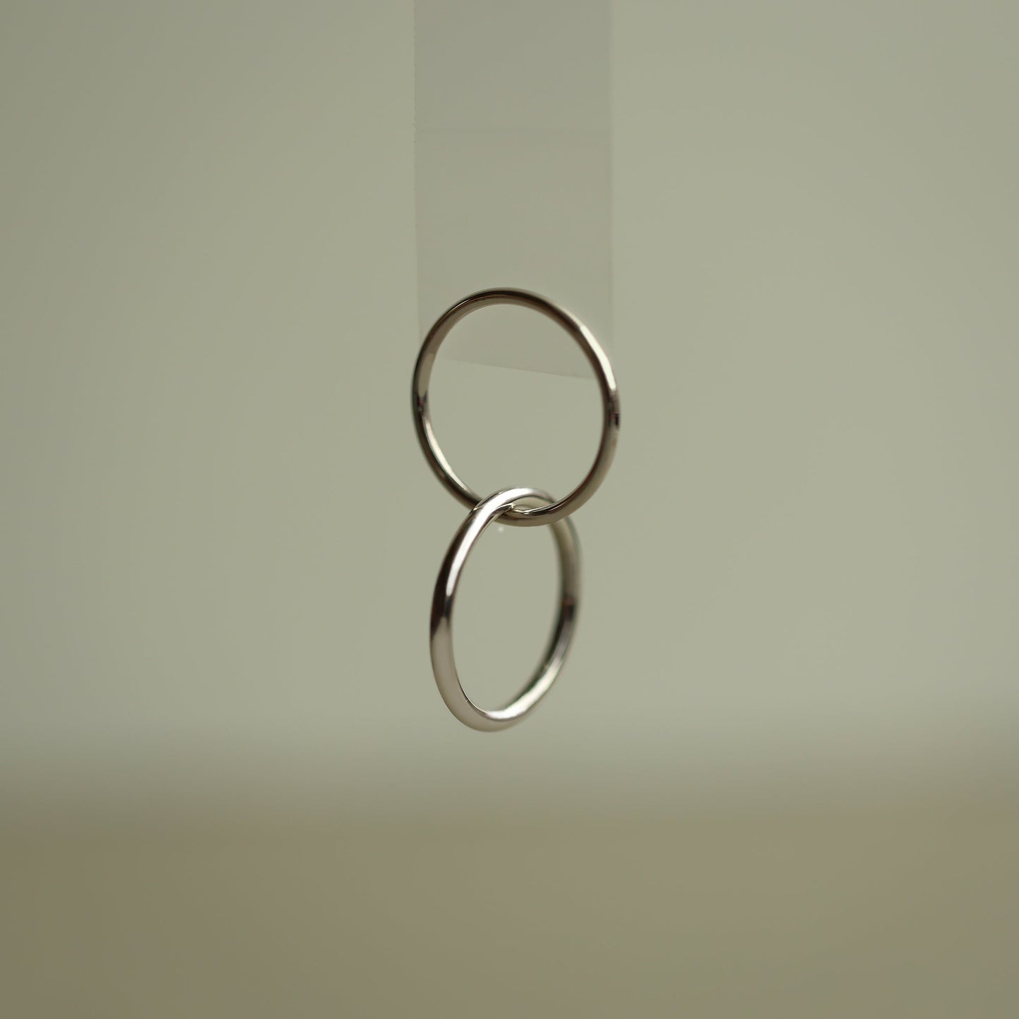SILVER LOVERS RING