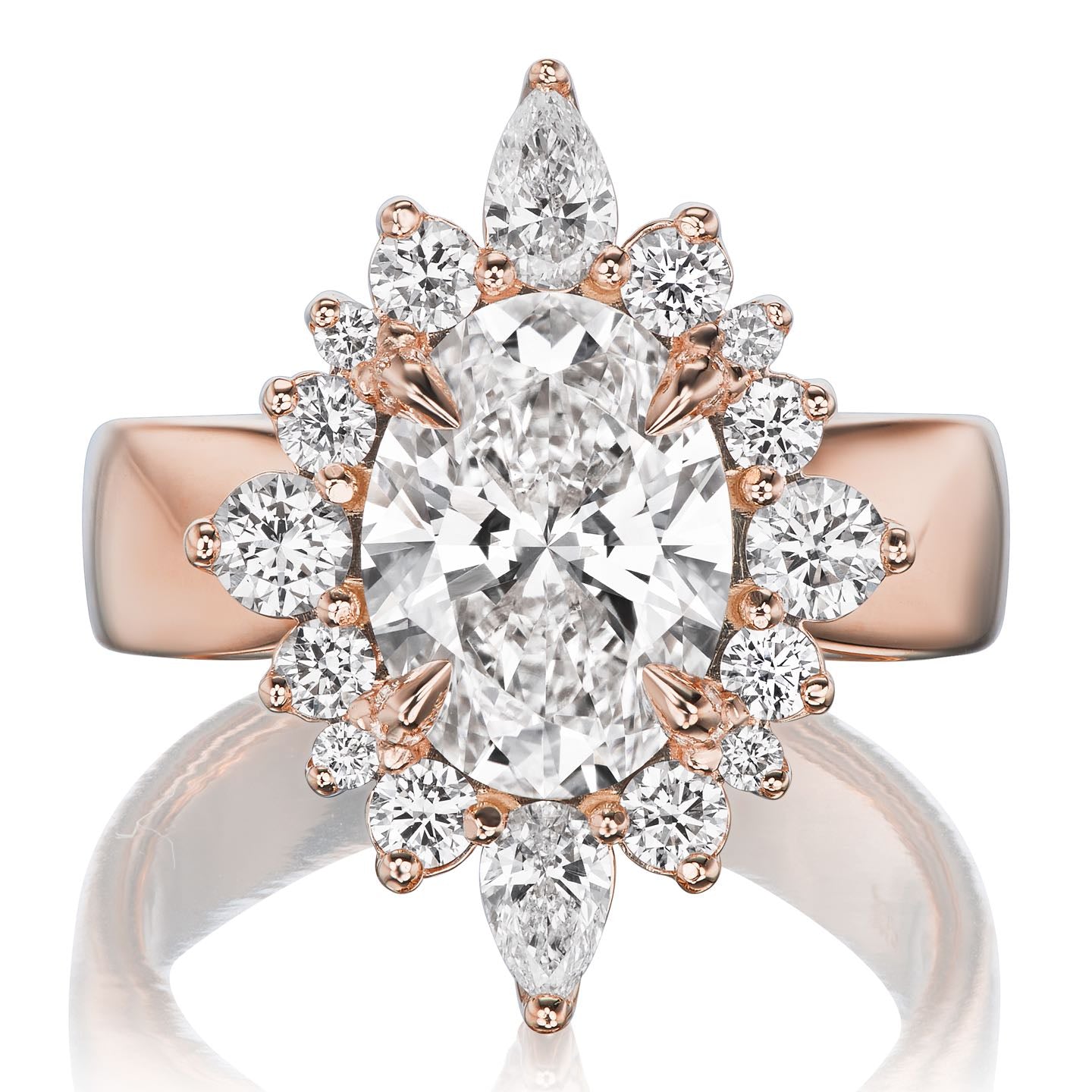 ・ANIKA・Oval Lab-Grown Diamond, Wide Shank (2.75ctw+)