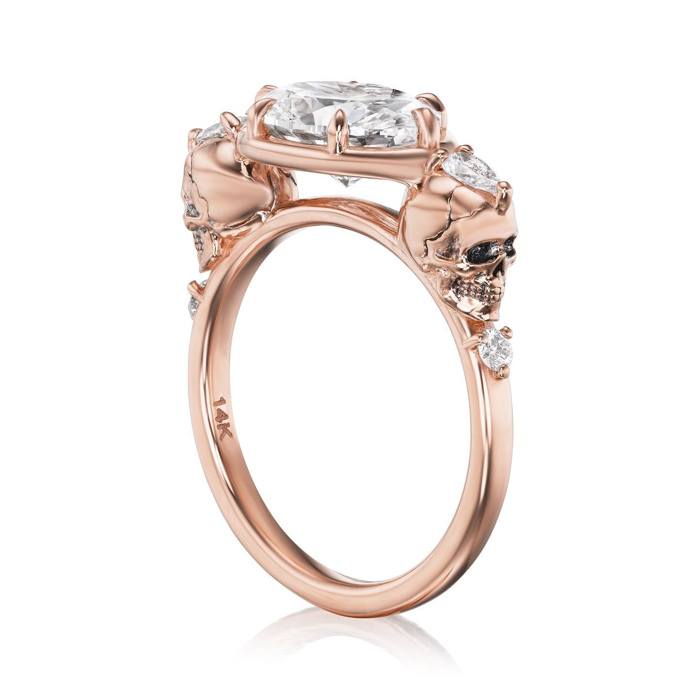 ・JULIET・Oval Lab-Grown Diamond, Skulls (2.25ctw+)