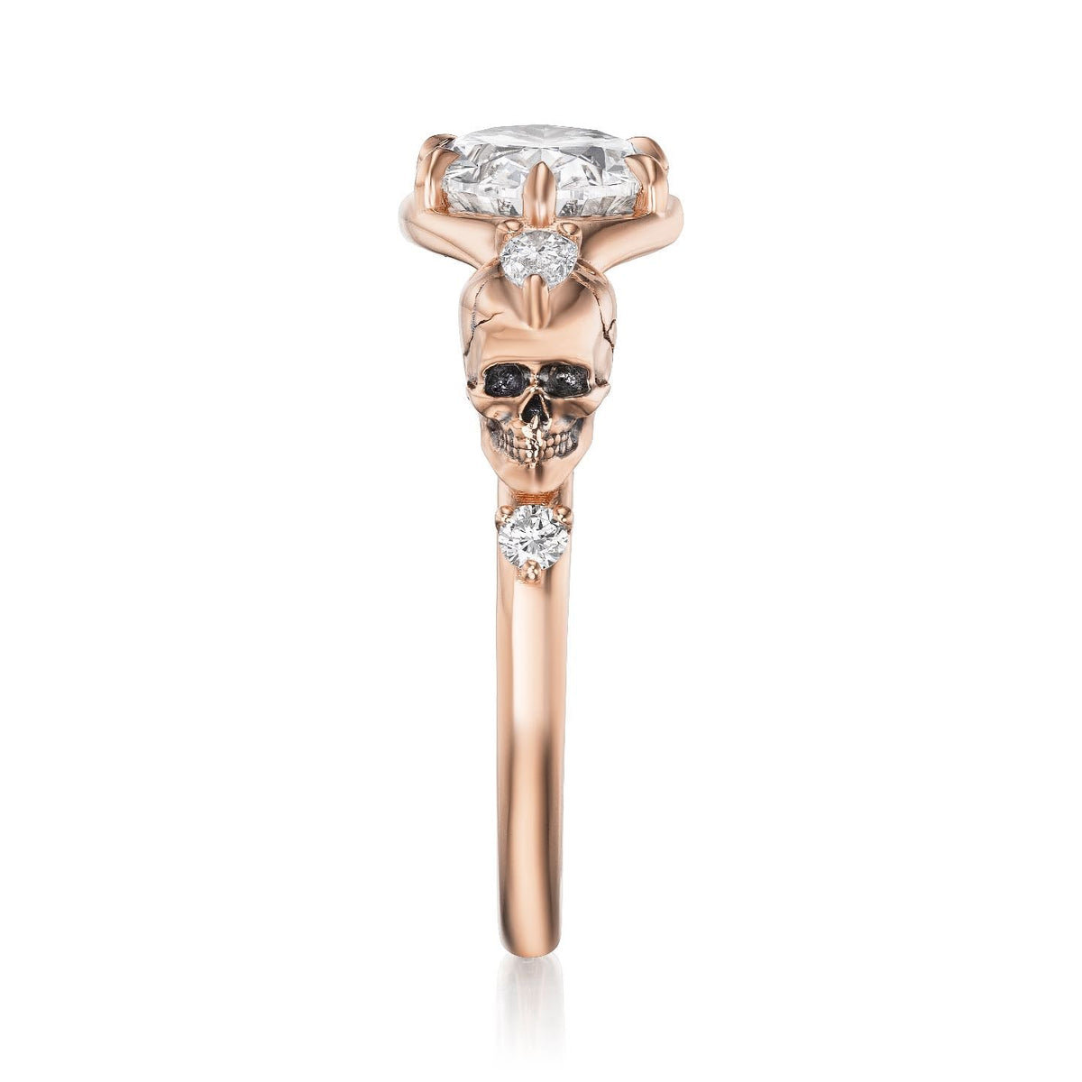 ・JULIET・Oval Lab-Grown Diamond, Skulls (2.25ctw+)
