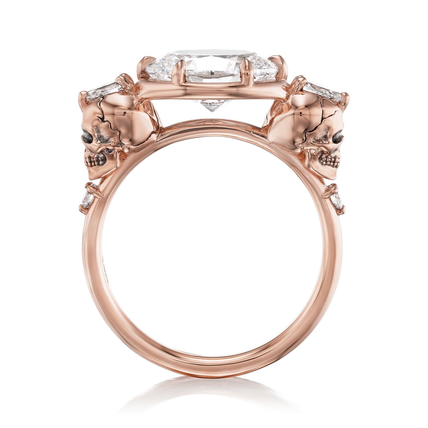 ・JULIET・Oval Lab-Grown Diamond, Skulls (2.25ctw+)