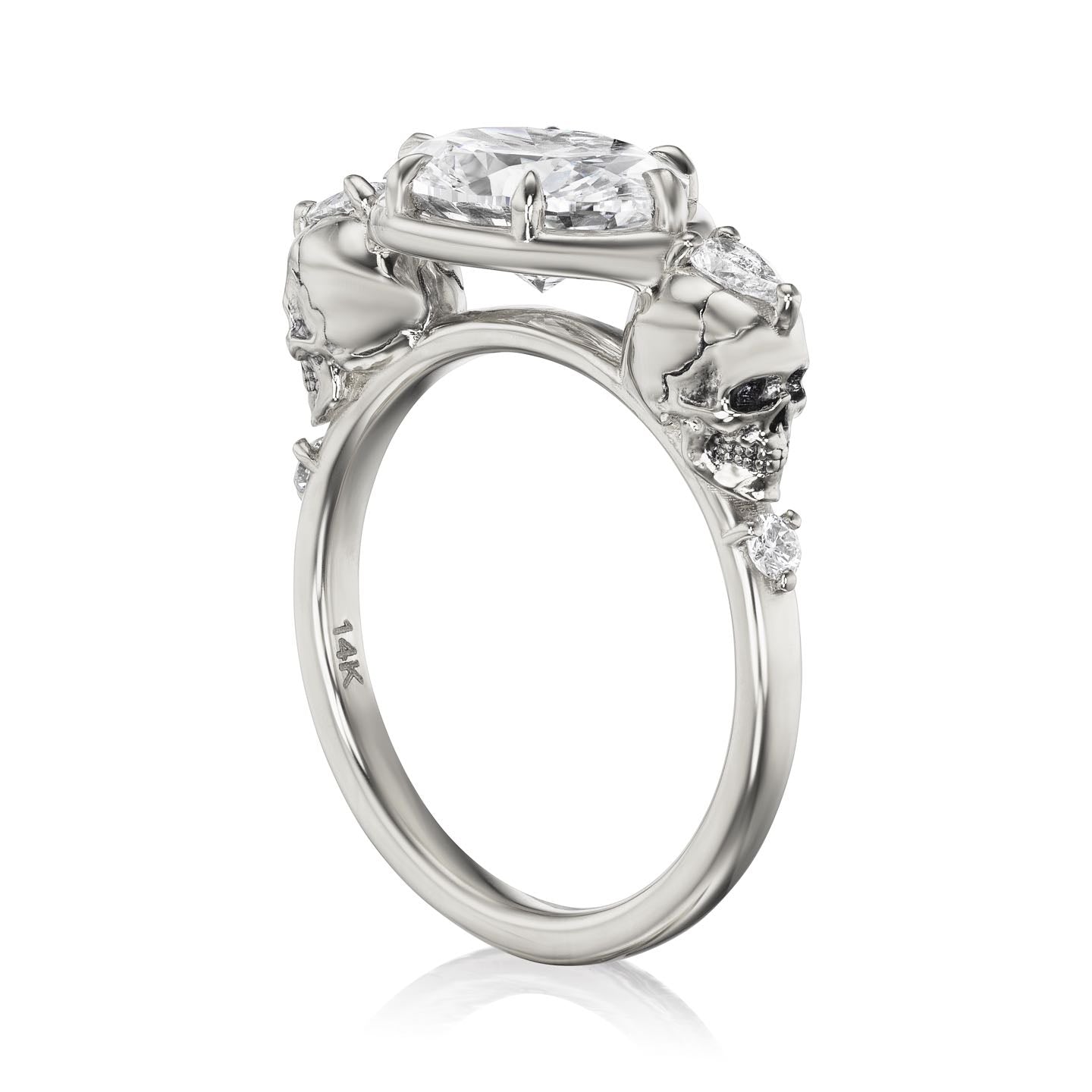 ・JULIET・Oval Lab-Grown Diamond, Skulls (2.25ctw+)