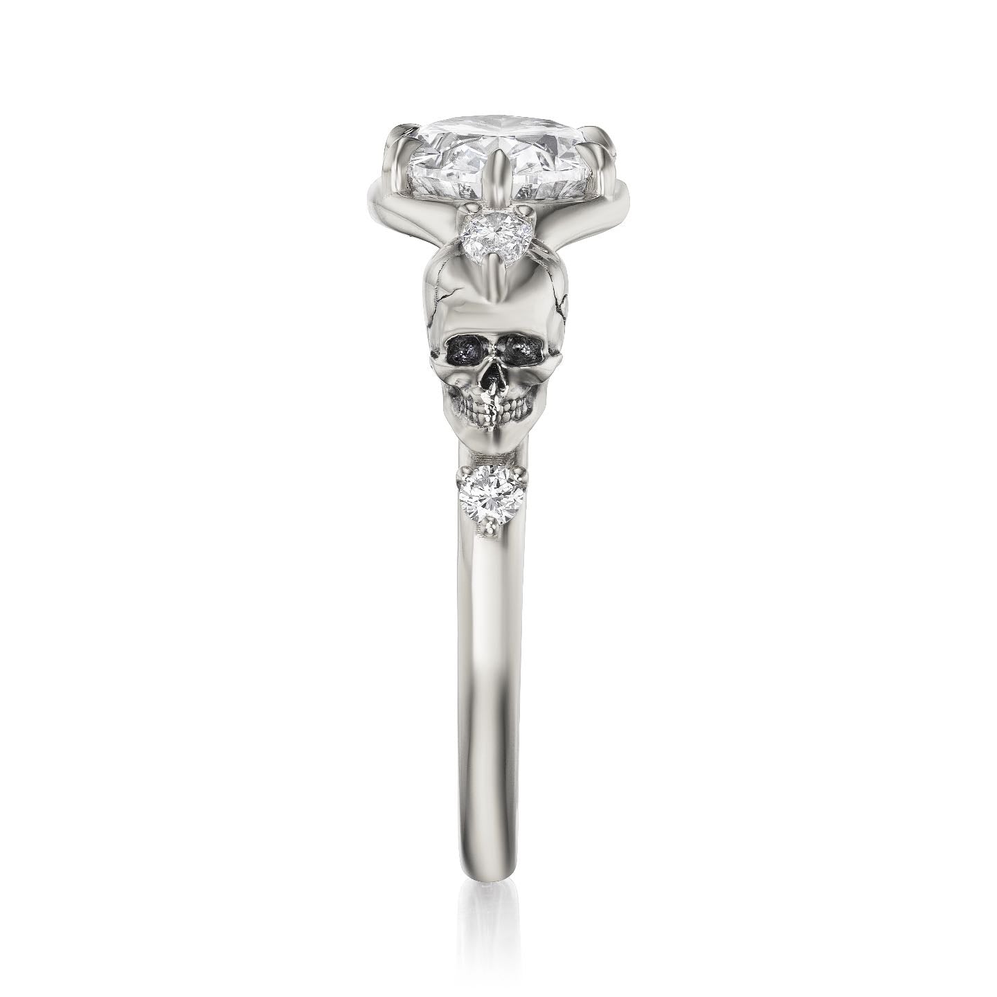 ・JULIET・Oval Lab-Grown Diamond, Skulls (2.25ctw+)