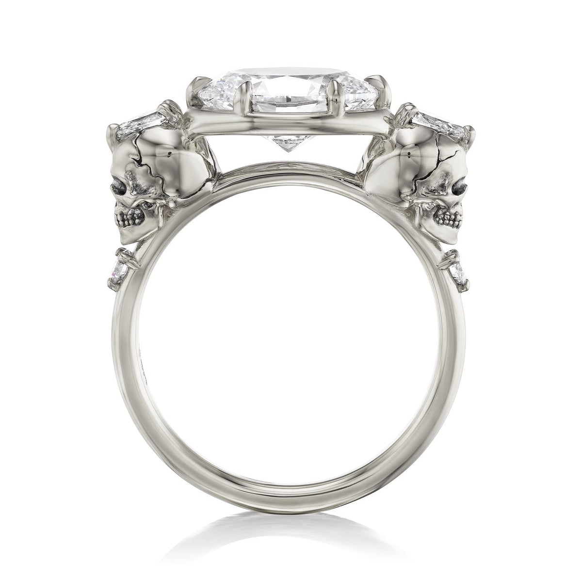 ・JULIET・Oval Lab-Grown Diamond, Skulls (2.25ctw+)
