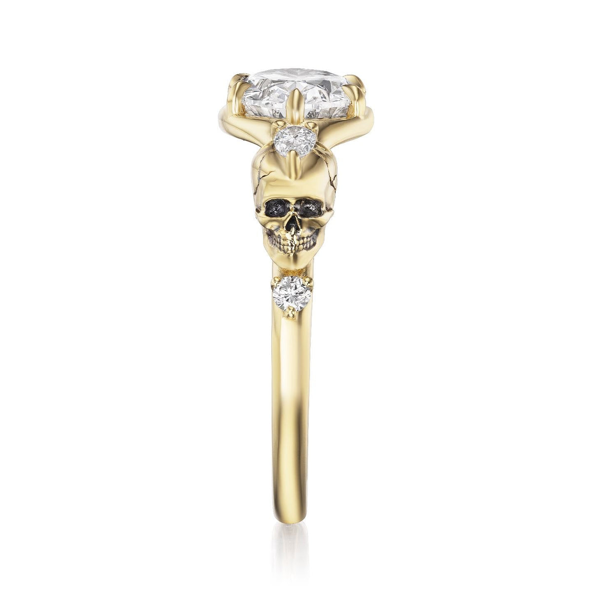 ・JULIET・Oval Lab-Grown Diamond, Skulls (2.25ctw+)