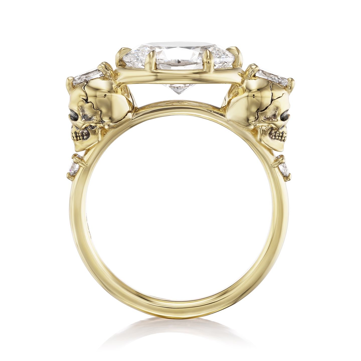 ・JULIET・Oval Lab-Grown Diamond, Skulls (2.25ctw+)