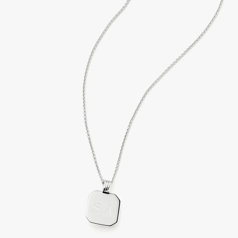 November Birthstone Pendant Necklace | Sterling Silver/Citrine