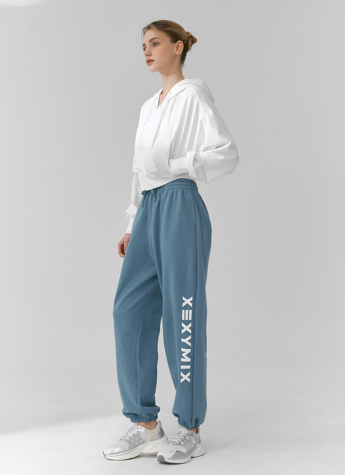 Lettering Big Logo Loose Fit Jogger Pants
