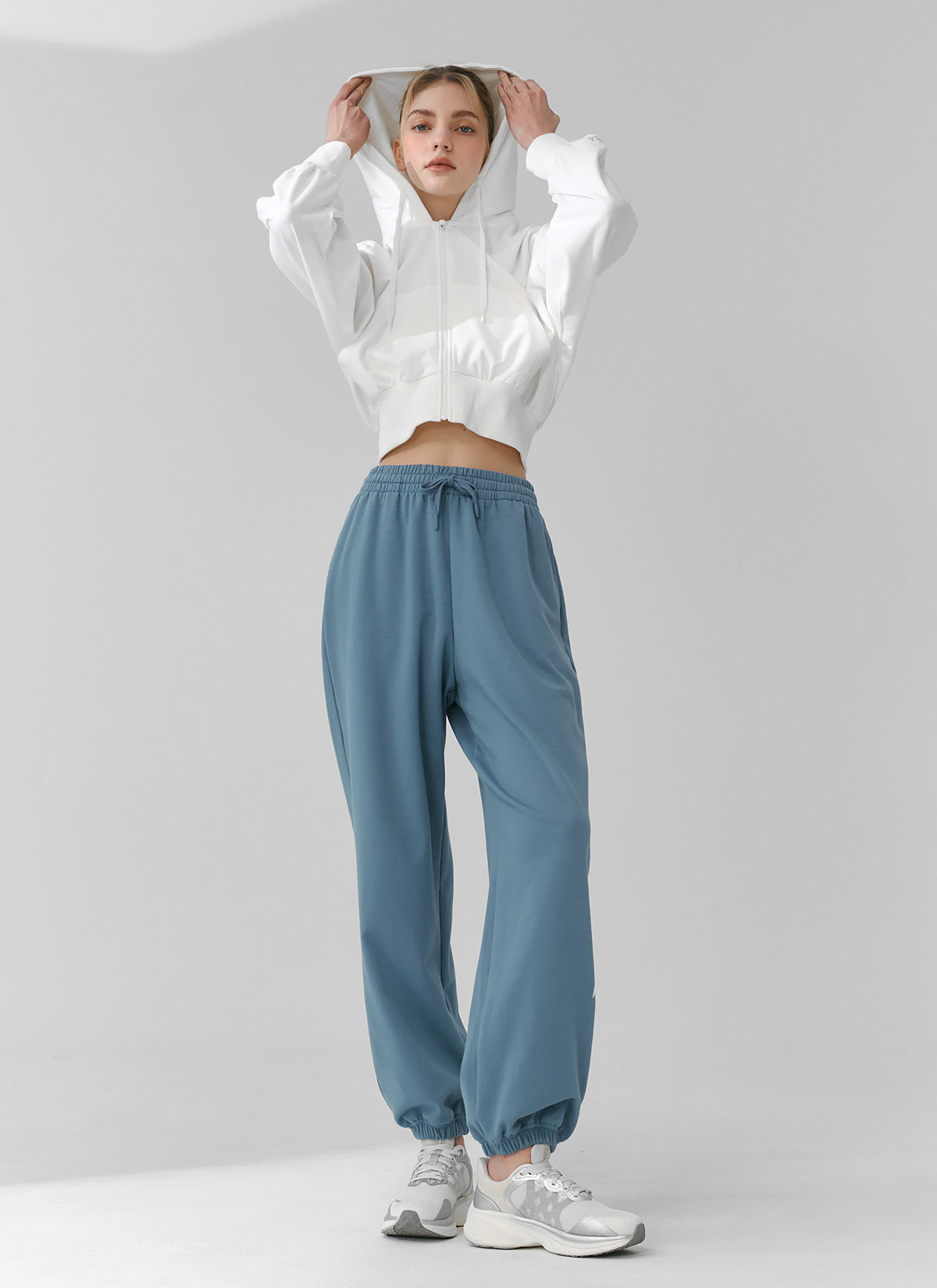 Lettering Big Logo Loose Fit Jogger Pants