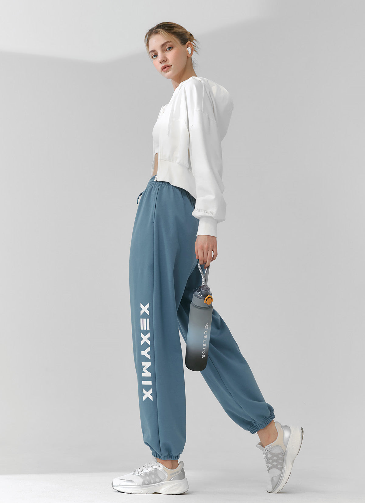 Lettering Big Logo Loose Fit Jogger Pants