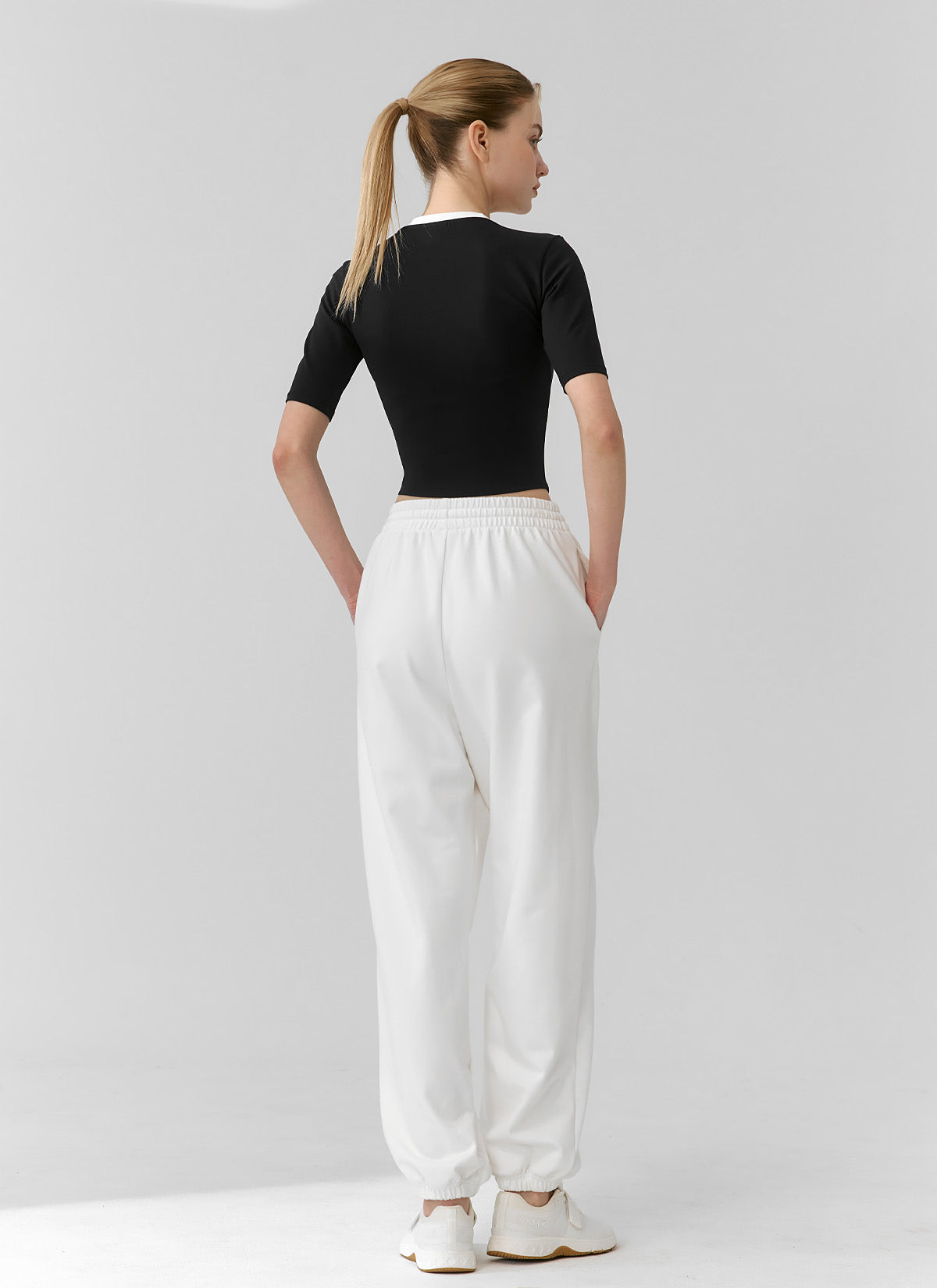 Lettering Big Logo Loose Fit Jogger Pants