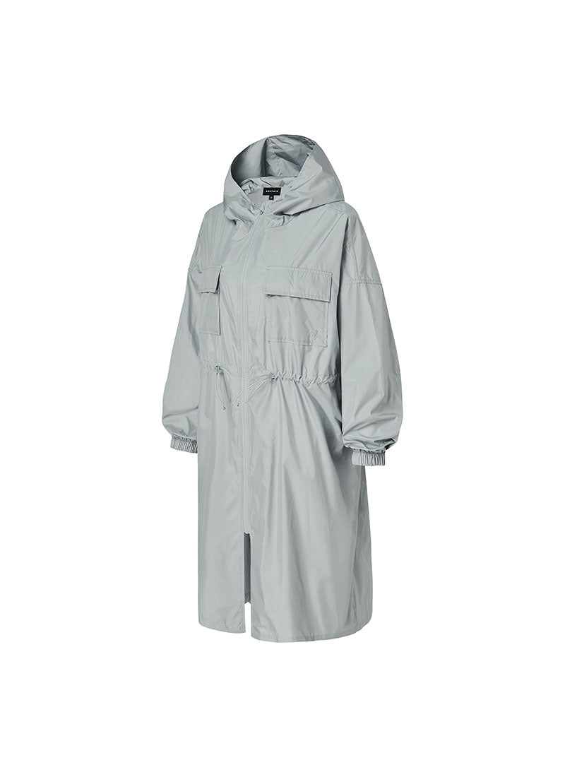 Airy Essential Maxi Hood Long Jacket