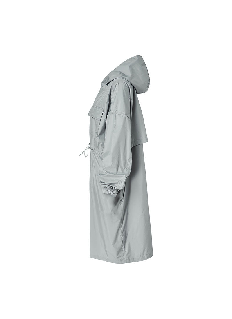 Airy Essential Maxi Hood Long Jacket