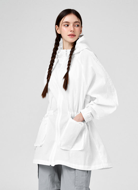 Light Out Pocket Hood Long Jacket