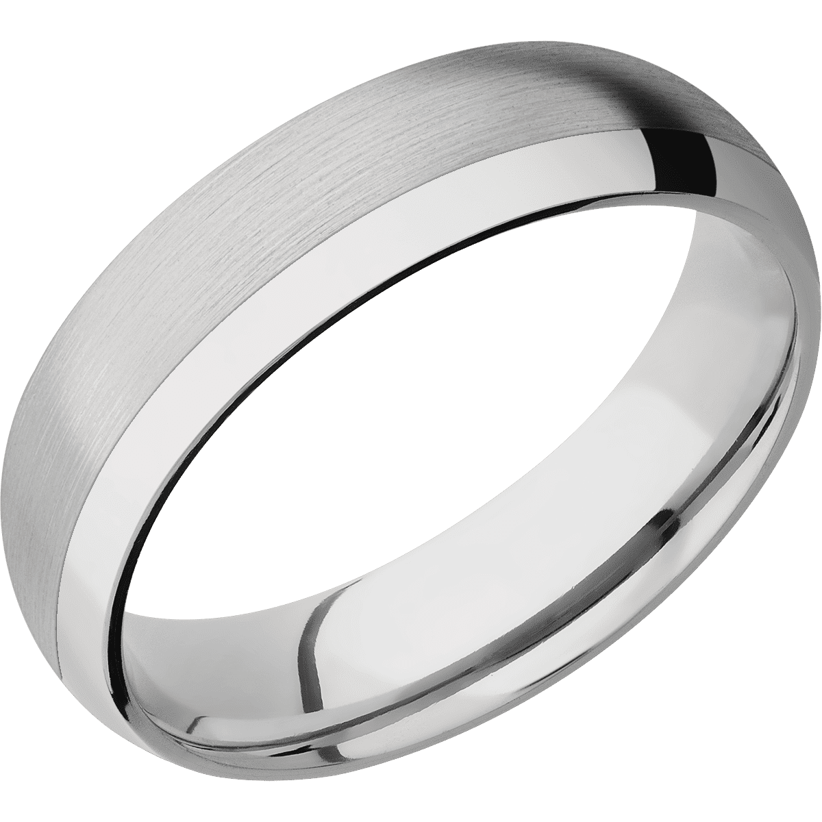 18K White Gold + Satin Finish