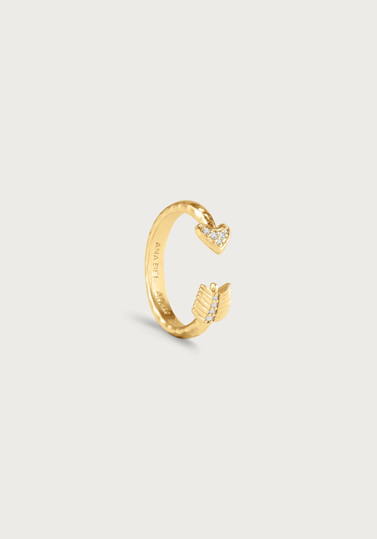 Heart Arrow Ring