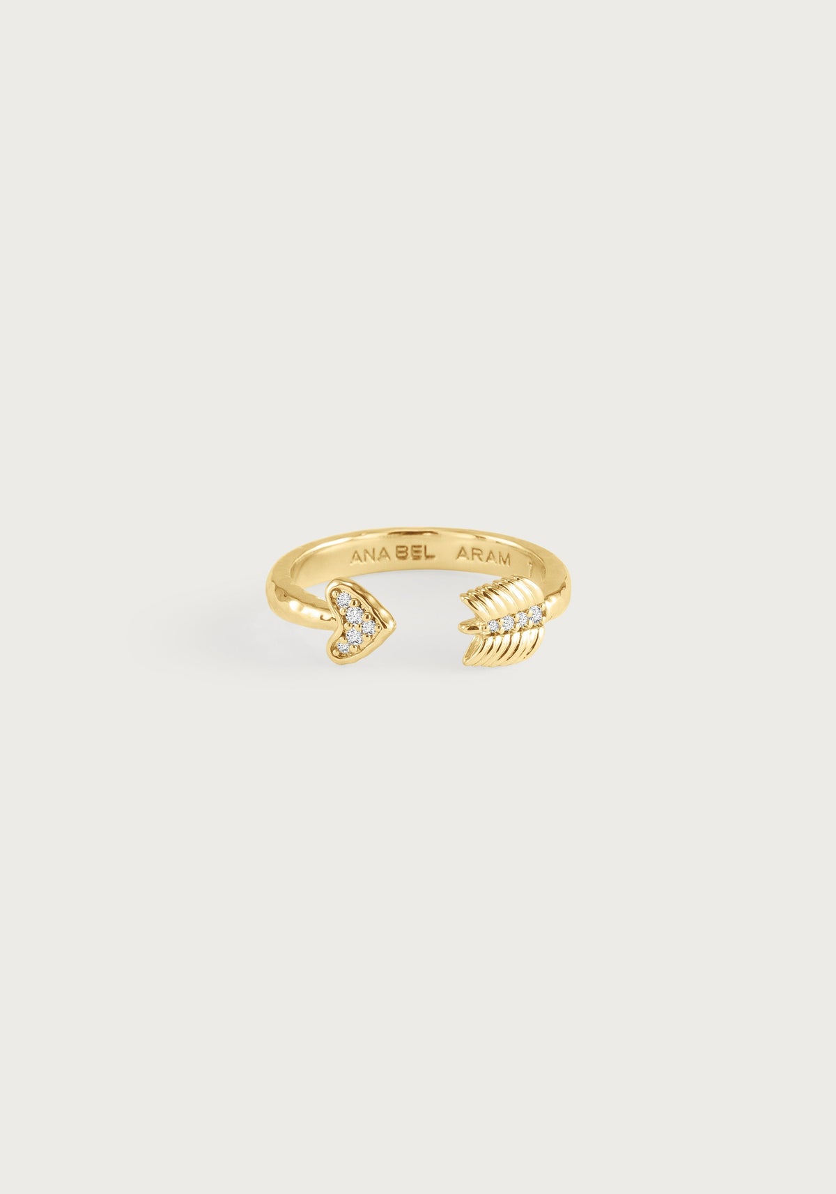 Heart Arrow Ring