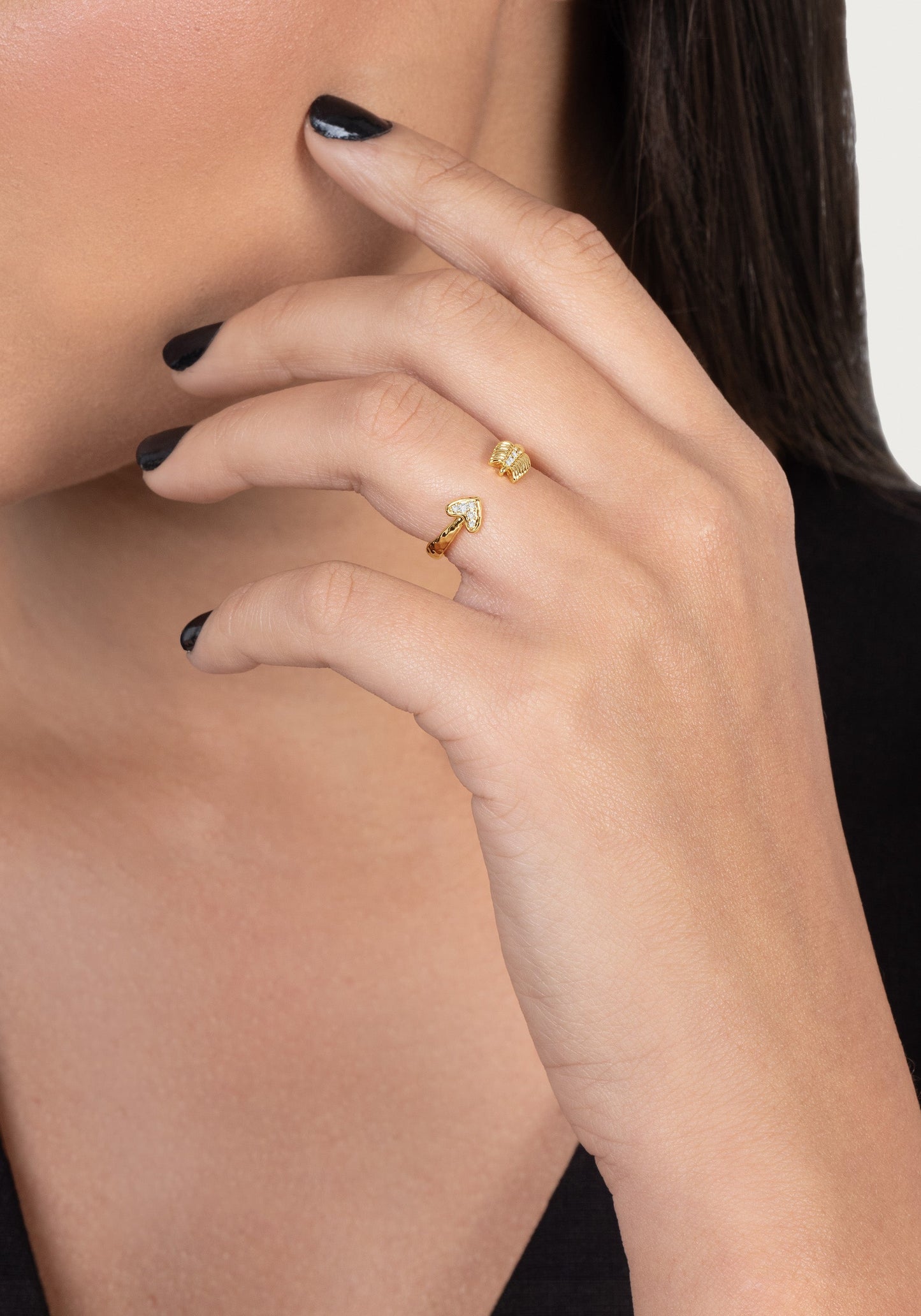 Heart Arrow Ring